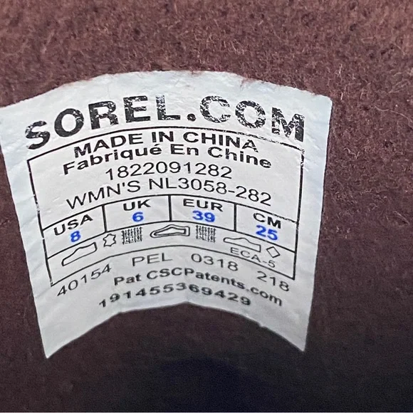 SOREL Slimpack Lace II Boots - Size 8 - Picture 9 of 16